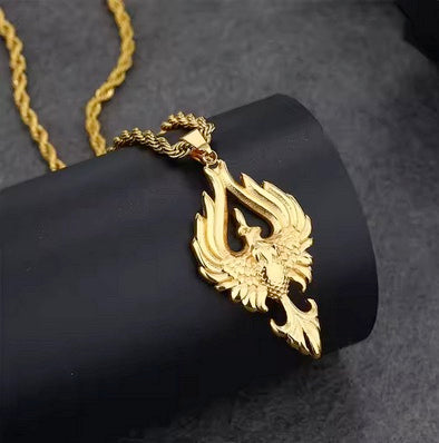 Stunning 18K Gold Plated Phoenix Bird Necklace