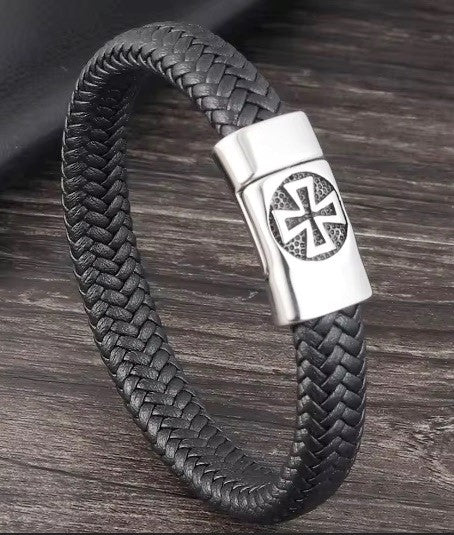 Knight Templar Handmade Cross Bracelet Two