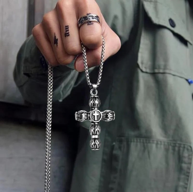 Attractive Unisex Stainless Steel Cross