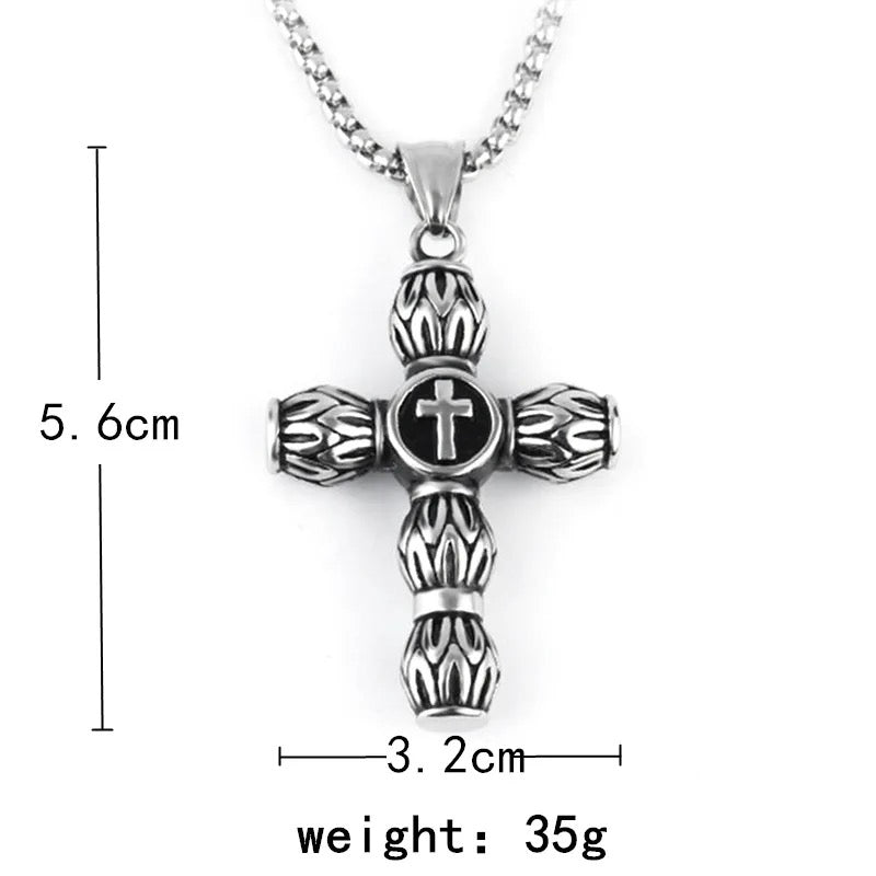 Attractive Unisex Stainless Steel Cross