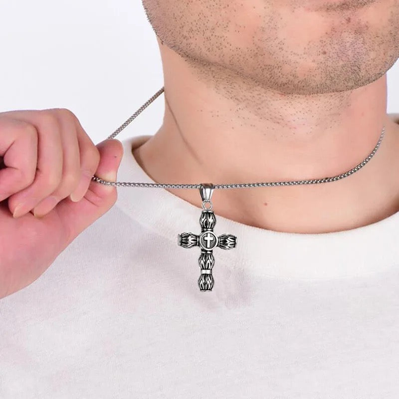 Attractive Unisex Stainless Steel Cross