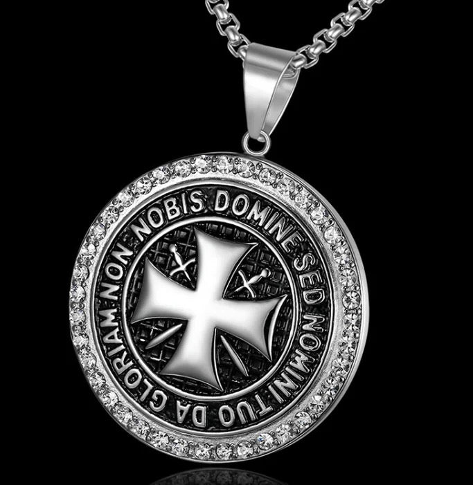 Vintage Knight Templar Cross CZ