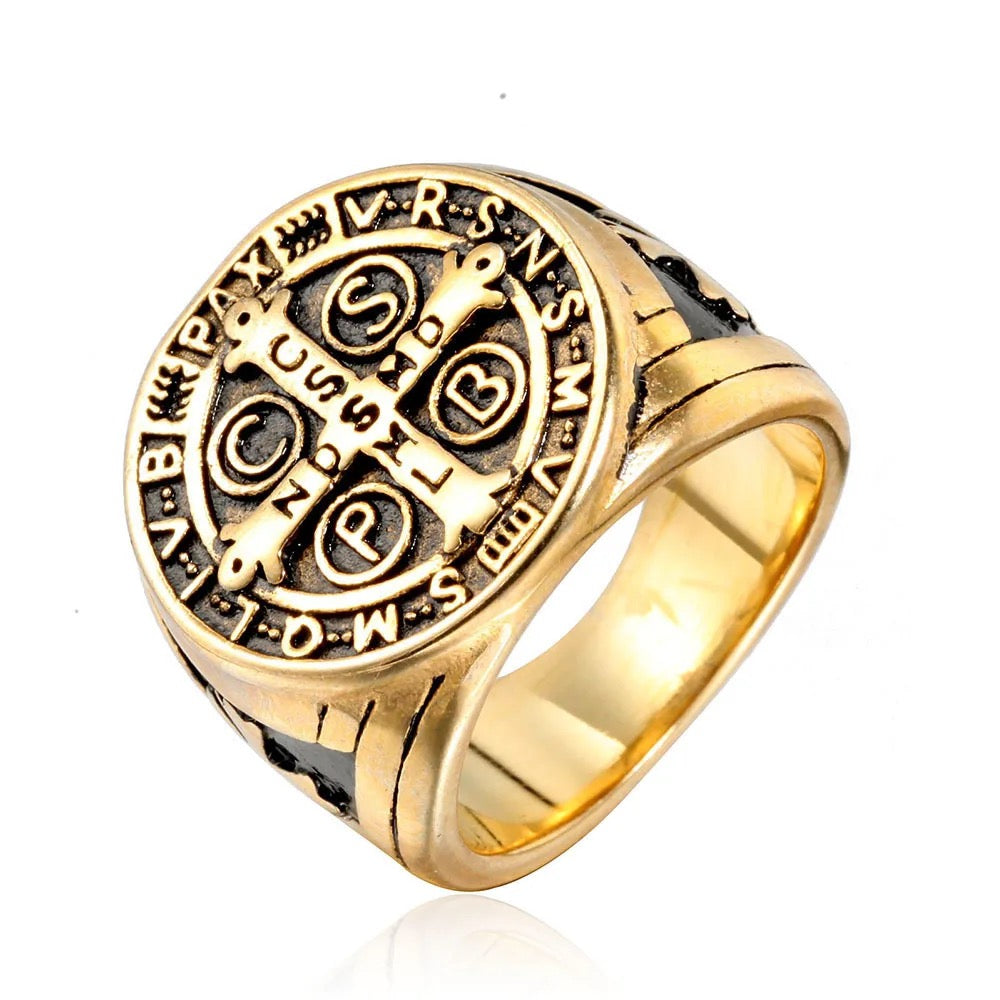 Men’s Cross Viking Ring