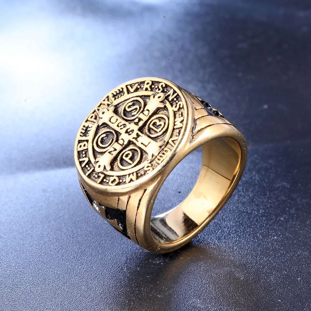 Men’s Cross Viking Ring