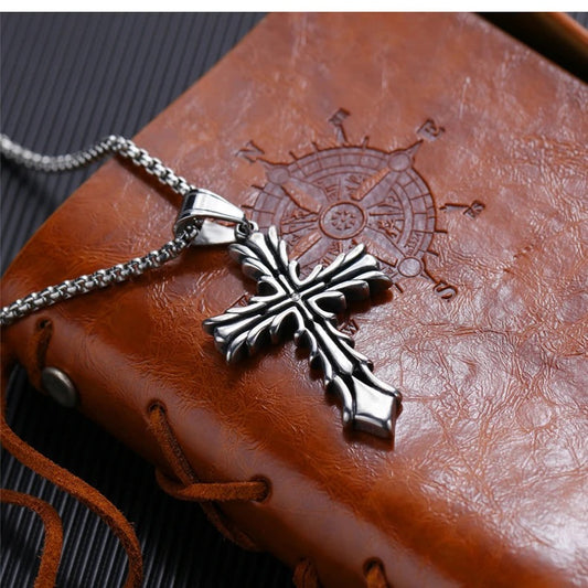 Vintage Style Cross Necklace