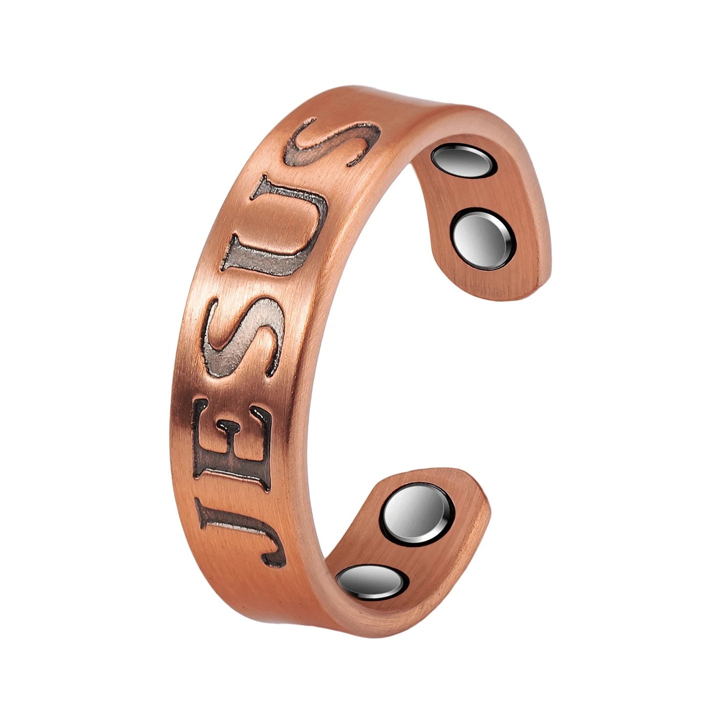 The Jesus Copper Ring and Bracelet Set