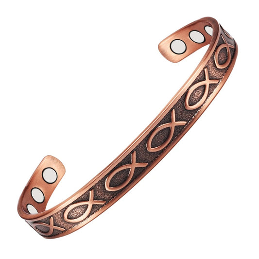 Copper Magnetic Fisher of Men Bracelet