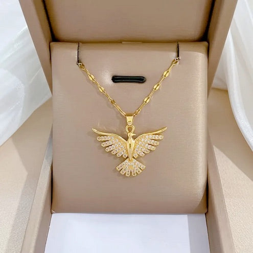 Phoenix Sparkling Cubic Zirconia Necklace