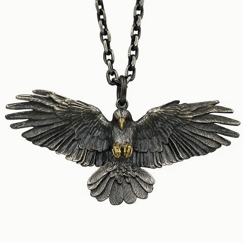 Antique Silvery Flying Eagle