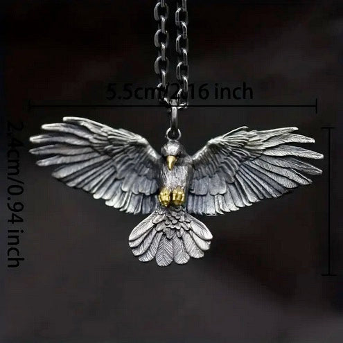 Antique Silvery Flying Eagle