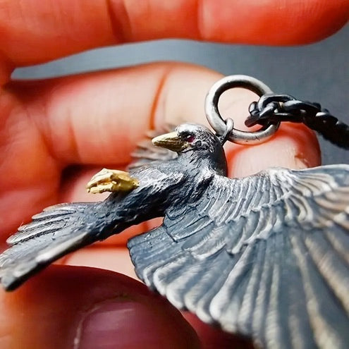 Antique Silvery Flying Eagle
