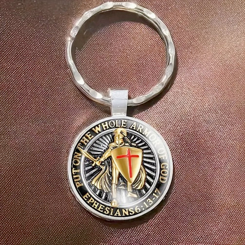Full Armor Of God Keychain