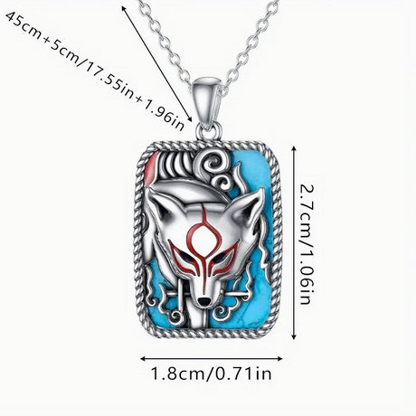 Blue Wolf Chic Necklace