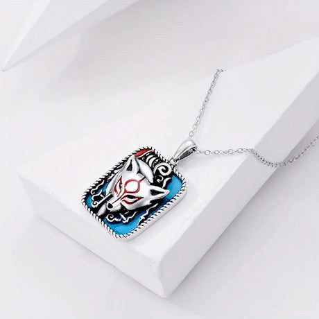 Blue Wolf Chic Necklace