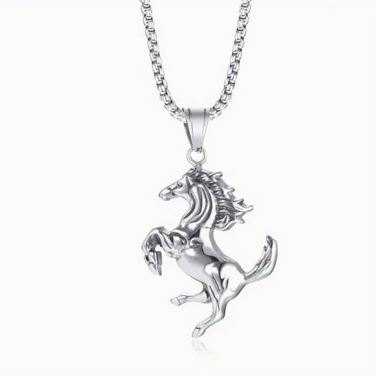 Bucking Horse Necklace