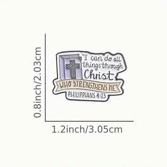I Can Do All Things Through Christ Pin