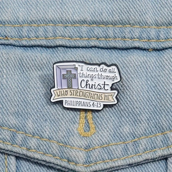 I Can Do All Things Through Christ Pin