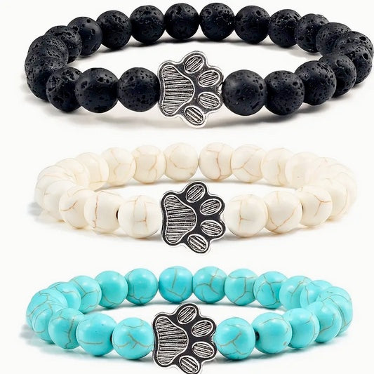Dog Paw Bracelet - Three Colors