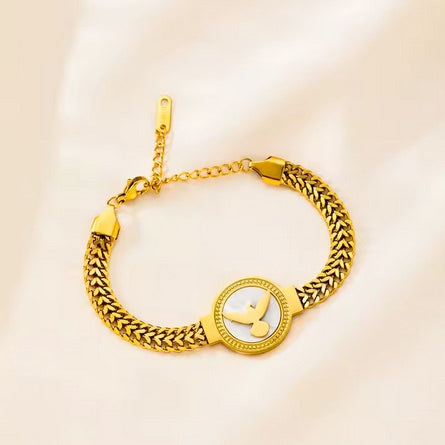 Dove Peace Holy Spirit Bracelet- Length Adjustable
