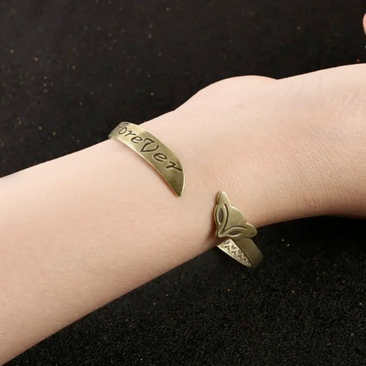 Vintage Inspired Fox Copper Cuff Bracelet -Adjustable