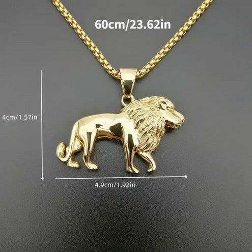 Lion Of Judah Full Lion Necklace