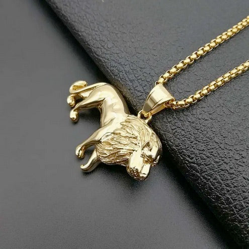 Lion Of Judah Full Lion Necklace