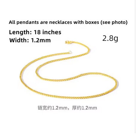 Women's 24K Gold Plated Brass Inlaid Royal Fox Necklace