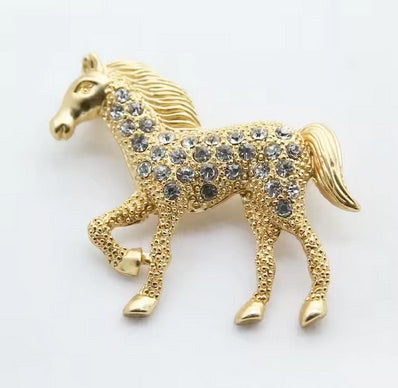 Save The Wild Horses Brooch- Two Colors