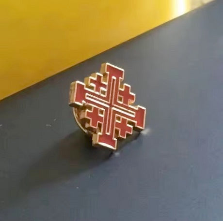 Jerusalem Cross Pin
