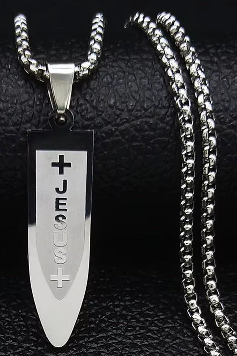 Men’s Jesus Bullet Necklace