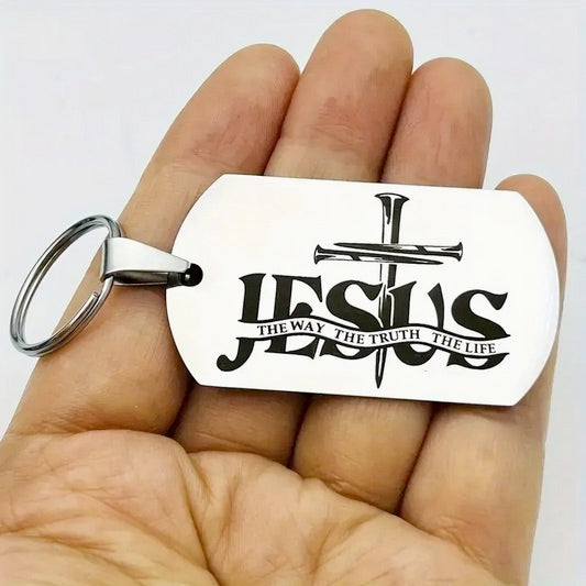 Jesus Cross Keychain