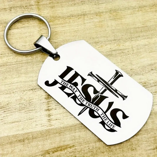 Jesus Cross Keychain