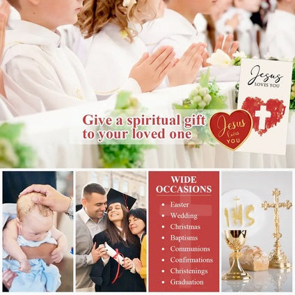 Jesus Loves You Heart Pin