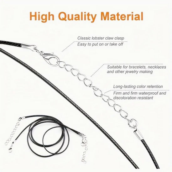 Silvery Wolf Head On 22 Inch Length Adjustable Leather Cord