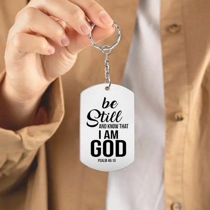 Lion Of Judah Faith Bible Verse Keychain