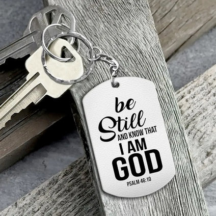 Lion Of Judah Faith Bible Verse Keychain