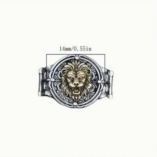 Lion of Judah- Lion King Ring - Self Adjusting