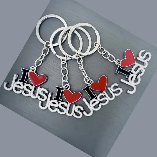 I Love Jesus Keychain