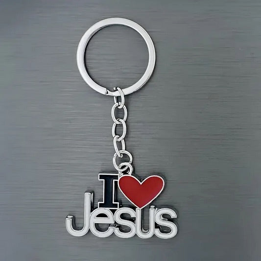 I Love Jesus Keychain