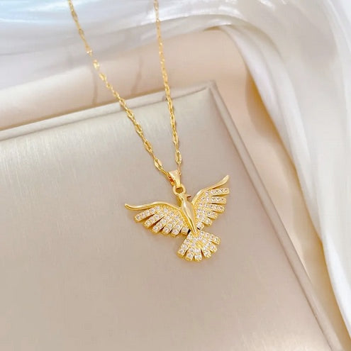Phoenix Sparkling Cubic Zirconia Necklace
