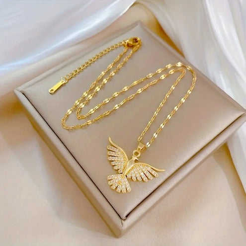 Phoenix Sparkling Cubic Zirconia Necklace