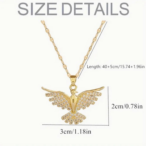 Phoenix Sparkling Cubic Zirconia Necklace