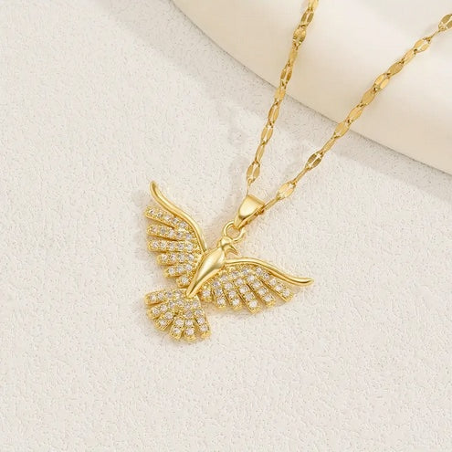 Phoenix Sparkling Cubic Zirconia Necklace