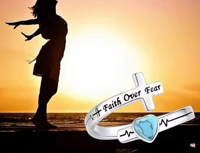 Lady's Turquoise Heart Ring