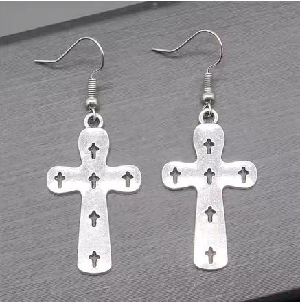 Seven Cross Earrings