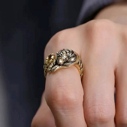 Golden Tiger Ring - Self Adjusting