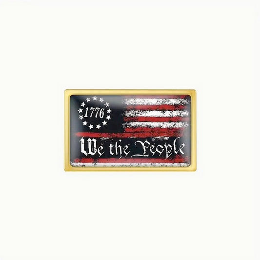 We The People 1776 Flag Pin