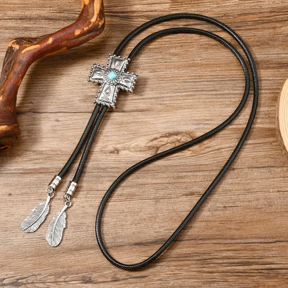 Vintage Cross Bolo Tie